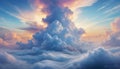 Majestic Sunset Cloudscape Royalty Free Stock Photo