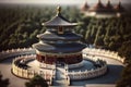 The Majestic Temple of Heaven in Beijing, China. Perfect for Travel Brochures and Posters.