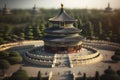 The Majestic Temple of Heaven in Beijing, China. Perfect for Travel Brochures and Posters.