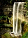 Majestic Tews Falls in Ontario, Canada. Royalty Free Stock Photo