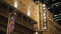 Majestic Theater at Broadway New York - NEW YORK, USA - DECEMBE Royalty Free Stock Photo