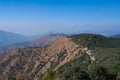 Majestic valleys of chail in Shimla Royalty Free Stock Photo