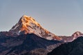 Majestic view of Annapurna south and Himchuli from Poonhill Ghorepani Nepal