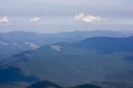 The majestic view of the beautiful mountains. Relaxing travel background. Tourist routes. Carpathians. Ukraine. Europe Royalty Free Stock Photo