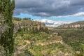 Majestic view at the Enchanted City in Cuenca, a natural geological landscape site in Cuenca city