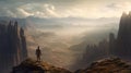 The Majestic View: An Epic Landscape in 3D