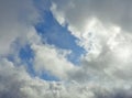 Looking up at Heaven, Lofty Clouds in the Firmament 2 Royalty Free Stock Photo