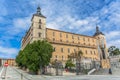 Majestic view at the military renaissance building at the AlcÃÂ¡zar of Toledo main facade