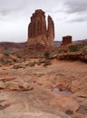 Majestic View of The Organ Geological Formation in Arches National Park Royalty Free Stock Photo