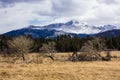 A majestic view of the Rocky Mountain National Park, Colorado, USA Royalty Free Stock Photo