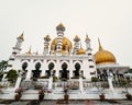 Majestic view of the Ubudiah Mosque in Kuala Kangsar, Perak, Malaysia