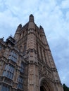 Majestic view of the Victoria Tower in London, England