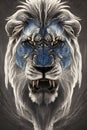 Majestic Visions: Digital Lion Illustration Showcase