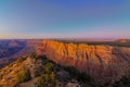 Majestic Vista of the Grand Canyon at Dusk Royalty Free Stock Photo