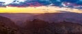 Majestic Vista of the Grand Canyon at Dusk Royalty Free Stock Photo