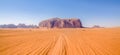 Majestic Wadi Rum, aka Valley of the Moon Royalty Free Stock Photo