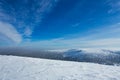 Majestic Winter Landscape Glowing by Sunlight