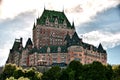 Majesty of Chateau de Frontenac, Quebec City Royalty Free Stock Photo