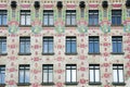 Majolikahaus, art nouveau architecture Royalty Free Stock Photo