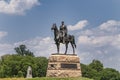 Major-General George Meade statue at Gettysburg Battlefield, PA, USA Royalty Free Stock Photo