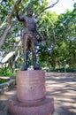 Major General Lachlan Macquarie monument at Hyde Park, Sydney, Australia.