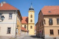 Church of Saint Michael, also called Crkva Svetog Mihaela, in the Osijek Fortress, called Tvrdja, in the Northern Croatia province Royalty Free Stock Photo