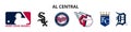 Major League Baseball MLB. American League AL. Al Central. Chicago White Sox, Cleveland Guardians, Minnesota Twins, Kansas City