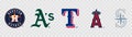 Major League Baseball MLB. American League AL. Al West. Houston Astros, Oakland Athletics, Los Angeles Angels, Texas Rangers,