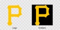 Major League Baseball MLB. National League NL. NL Central. Pittsburgh Pirates logo and emblem. Kyiv, Ukraine - May 22, 2022