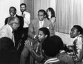 Ernie Banks in Chicago in 1982