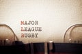 Major league rugby