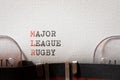 Major league rugby