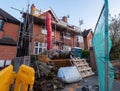 Renovation of an Edwardian suburban house in north London, UK. House has been taken back to brick as part of an extreme makeover.