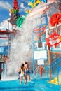 A Major Splashdown at a Waterpark