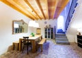 Majorca Balearic indoor house in Balearic Mediterranean style