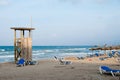 Majorca beach in the evening