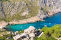 Majorca Cala Figuera beach of Formentor Mallorca Royalty Free Stock Photo