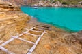 Majorca Cala Figuera beach of Formentor Mallorca Royalty Free Stock Photo