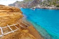 Majorca Cala Figuera beach of Formentor Mallorca Royalty Free Stock Photo