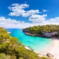 Majorca Cala Llombards Santanyi beach Mallorca Royalty Free Stock Photo