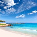 Majorca Cala Millor beach Son Servera Mallorca Royalty Free Stock Photo