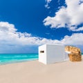 Majorca Es Trenc ses Arenes beach in Balearic Royalty Free Stock Photo