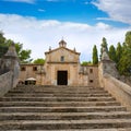 Majorca esglesia del Calvari church Pollenca Pollensa Royalty Free Stock Photo