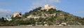 Majorca Mallorca Arta Balearic Islands church panorama panoramic Royalty Free Stock Photo