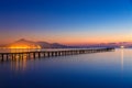 Majorca Muro beach sunrise Alcudia Bay Mallorca Royalty Free Stock Photo