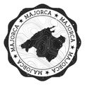 Majorca outdoor stamp.