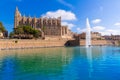 Majorca Palma Cathedral Seu Seo of Mallorca Royalty Free Stock Photo