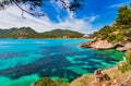 Majorca, picturesque seascape of Canyamel Royalty Free Stock Photo