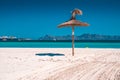 Majorca Platja de Muro beach in Alcudia bay in Mallorca Balearic islands of Spain Royalty Free Stock Photo