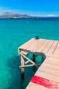 Majorca Platja de Muro beach Alcudia bay Mallorca Royalty Free Stock Photo